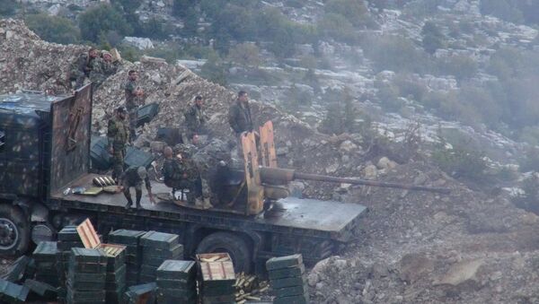 Quân đội Syria tiến hành oanh tạc đêm nhắm vào bọn khủng bố ở Latakia - Sputnik Việt Nam