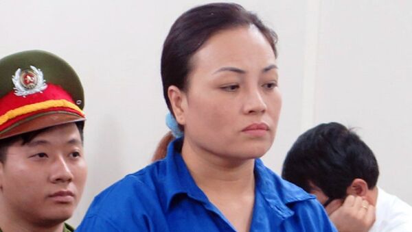Đặng Minh Châu tại phiên tòa sơ thẩm hồi tháng 4/2017 - Sputnik Việt Nam