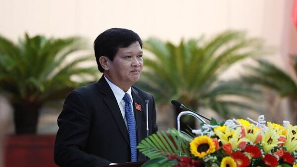 Ông Nguyễn Nho Trung-Phó Chủ tịch HĐND TP Đà Nẵng phát biểu khai mạc phiên họp - Sputnik Việt Nam