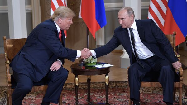 Donald Trump và Vladimir Putin  - Sputnik Việt Nam