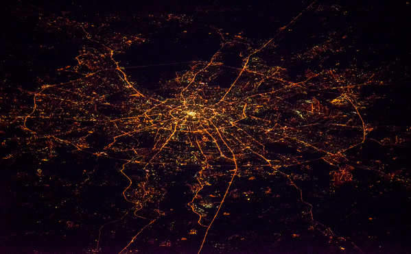 Moskva về đêm nhìn từ vũ trụ - Sputnik Việt Nam