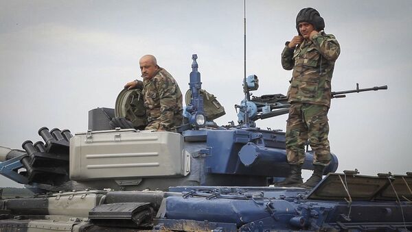 kíp xe tăng Syria tham gia “Tank Biathlon” - Sputnik Việt Nam