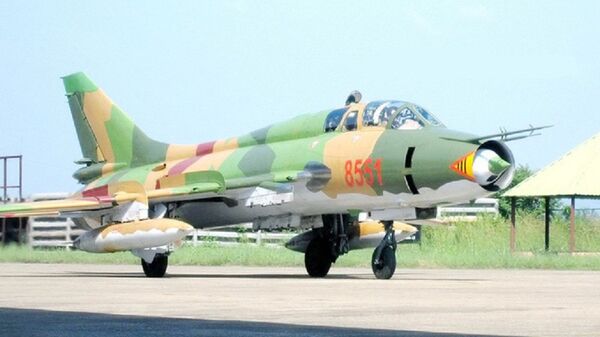 Cường kích Su-22UM3K của Việt Nam ở góc nhìn chính diện - Sputnik Việt Nam