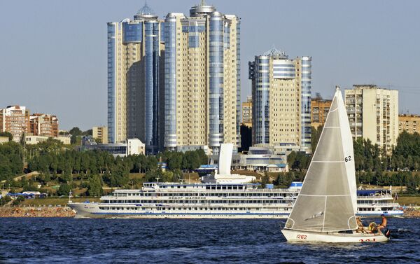 Tổ hợp chung cư bên bờ sông Volga ở Samara - Sputnik Việt Nam