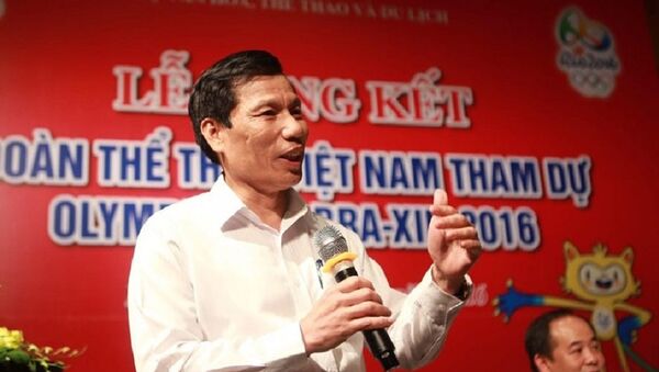 Bộ trưởng Nguyễn Ngọc Thiện là người sát sao với bóng đá. - Sputnik Việt Nam