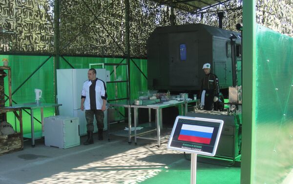 Nơi làm việc của các đầu bếp Quân đội Nga - Sputnik Việt Nam