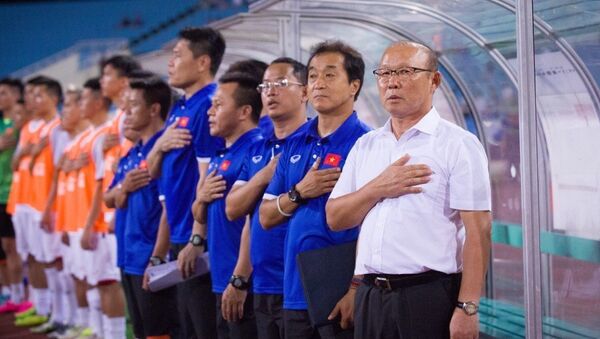 Huấn luyện viên trưởng đội tuyển Việt Nam, Ông Park Hang -Seo. - Sputnik Việt Nam