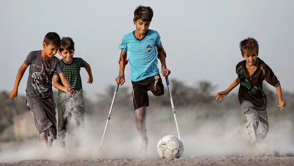 Bức ảnh Khát vọng sống của nhiếp ảnh gia Iraq Taisir Mahdi, giải nhất thể loại Ảnh thể thao trong cuộc thi mang tên Andrei Stenin - Sputnik Việt Nam