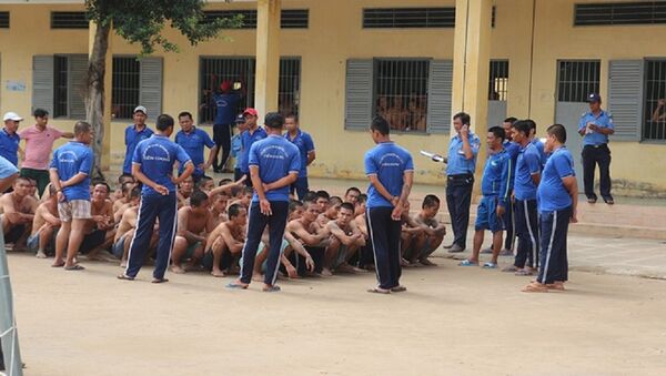 Học viên trốn trại đã được đưa trở lại Cơ sở Cai nghiện ma túy tỉnh Tiền Giang. - Sputnik Việt Nam