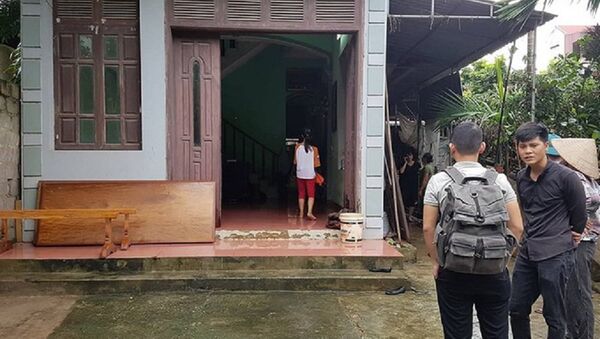 Ngôi nhà của anh Trường, nơi xảy ra vụ án mạng nghiêm trọng - Sputnik Việt Nam