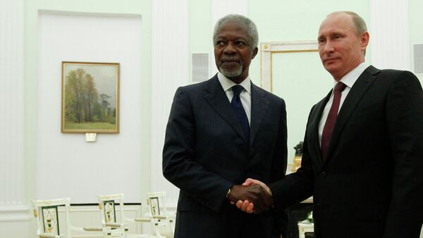 Vladimir Putin meets with Kofi Annan - Sputnik Việt Nam