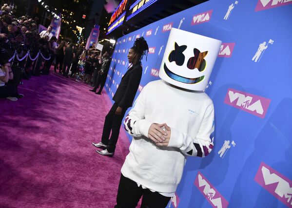Marshmello đến dự lễ lễ trao giải MTV Video Music Awards - Sputnik Việt Nam