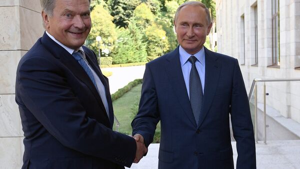 Cuộc gặp giữa Tổng thống Phần Sauli Niinisto và Tổng thống Nga Vladimir Putin ở Sochi - Sputnik Việt Nam