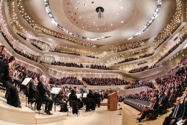 Nội thất Hội khuyến nhạc Elbe Philharmonic ở Hamburg, Đức - Sputnik Việt Nam