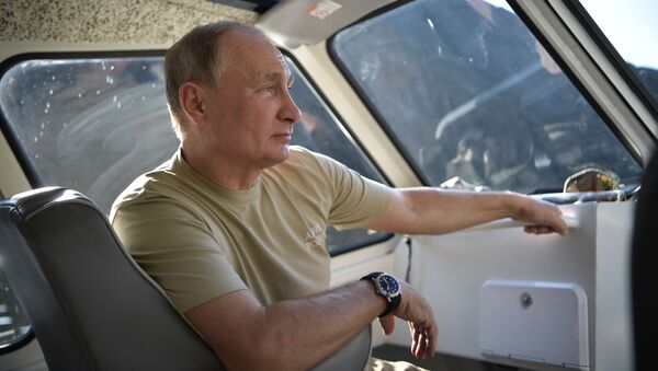 Vladimir Putin nghỉ ngơi ở Tuva - Sputnik Việt Nam