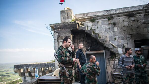 Syria bắt đầu phục chế lâu đài Krak des Chevaliers gần Homs - Sputnik Việt Nam