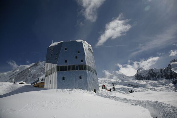 Nhà cho người leo núi Monte Rosa, Thụy Sĩ. - Sputnik Việt Nam