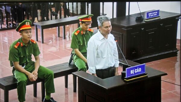 Bị cáo Đào Quang Thực tại phiên tòa - Sputnik Việt Nam