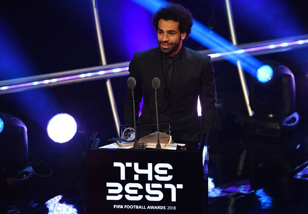 “Bàn thắng đẹo nhất” trong lễ trao giải thưởng The Best FIFA Awards Football 2018 thuộc về cầu thủ đội tuyển  quốc gia Ai Cập Mohamed Salah. - Sputnik Việt Nam