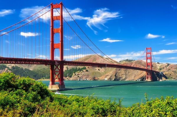 Cầu Cổng Vàng ở San Francisco, Hoa Kỳ - Sputnik Việt Nam