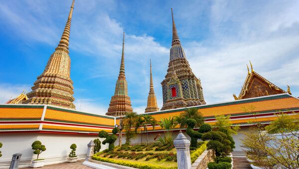 Đền Phật nằm (Wat Pho) ở Bangkok, Thái Lan - Sputnik Việt Nam