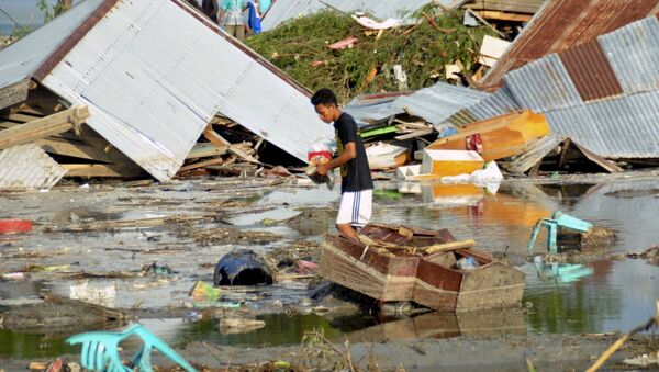 Hậu quả của trận động đất và sóng thần ở Indonesia - Sputnik Việt Nam
