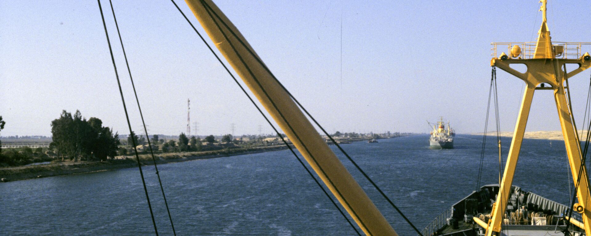 Kênh đào Suez nối liền Biển Đỏ và Địa Trung Hải - Sputnik Việt Nam, 1920, 29.02.2024