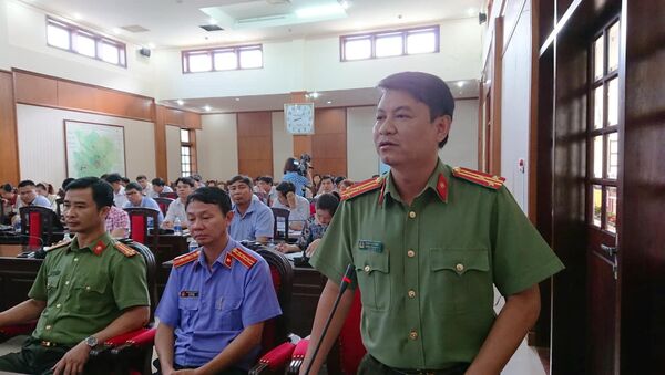Thượng tá Phạm Thanh Bình - Trưởng phòng Tham mưu kiêm người phát ngôn Công an tỉnh Đắk Nông - Sputnik Việt Nam