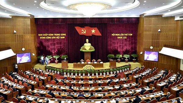 Trung ương đã giới thiệu Tổng bí thư Nguyễn Phú Trọng để Quốc hội bầu giữ chức vụ Chủ tịch nước CHXHCN Việt Nam tại kỳ họp thứ 6, Quốc hội khoá 14 - Sputnik Việt Nam