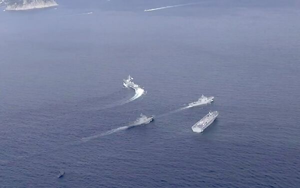 Tàu Hải quân các nước tham gia lễ duyệt binh - Sputnik Việt Nam