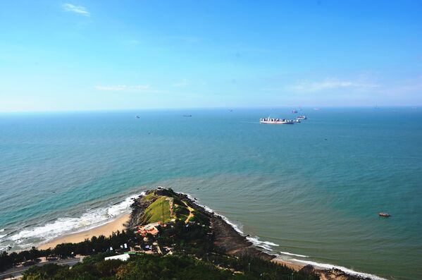 Cảnh bờ biển Vũng Tàu, nhìn từ tượng Chúa Kitô - Sputnik Việt Nam