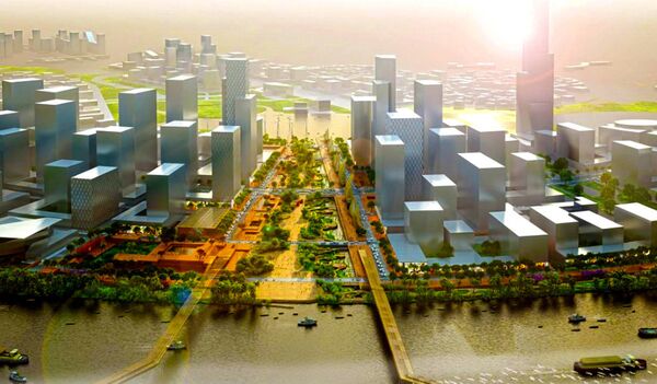 Nhà hát Giao hưởng, Nhạc và Vũ kịch đã được chốt xây dựng trong Khu đô thị Thủ Thiêm. Nhà hát Giao hưởng, Nhạc và Vũ kịch đã được chốt xây dựng trong Khu đô thị Thủ Thiêm. - Sputnik Việt Nam