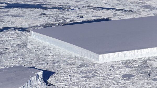 Айсберг прямоугольной формы в Антарктиде, обнаруженный учеными НАСА - Sputnik Việt Nam