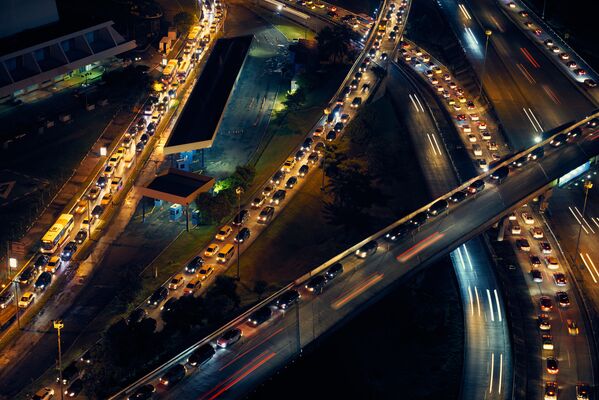 Giao thông ban đêm trên đường cao tốc ở Panama - Sputnik Việt Nam