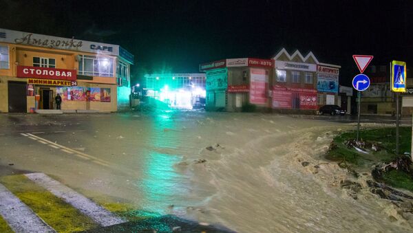 Lũ lụt ở ở vùng Krasnodar, Nga - Sputnik Việt Nam