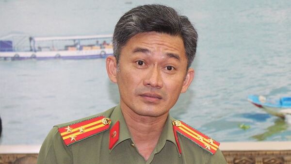 Thượng tá Trần Văn Dương thông tin về vụ việc - Sputnik Việt Nam