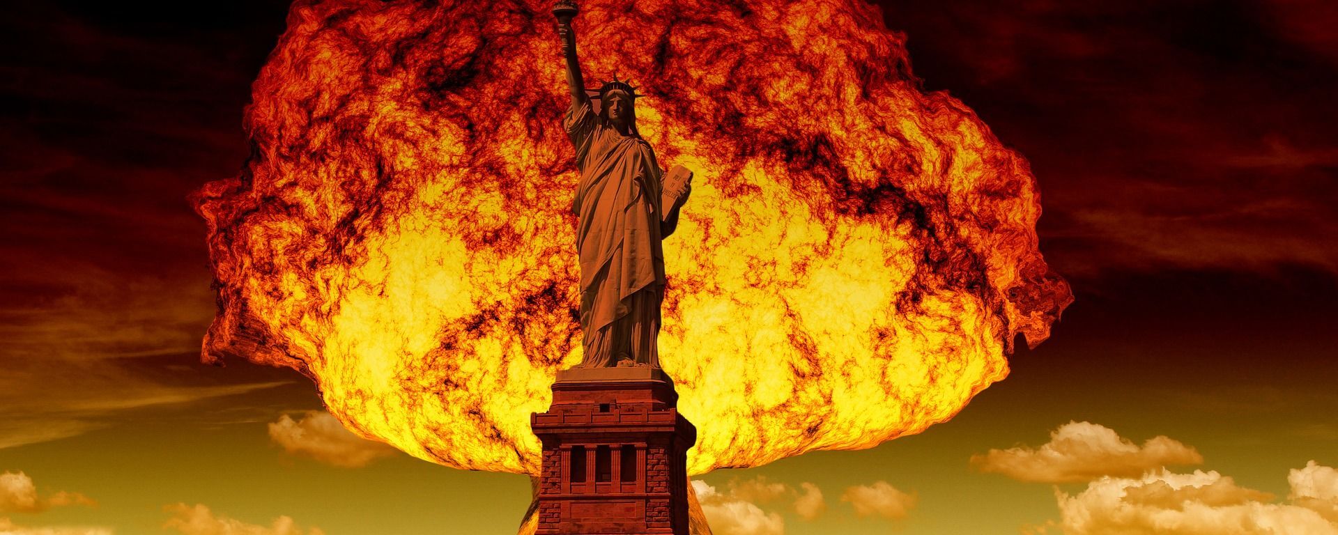 Vụ nổ hạt nhân trước tượng Nữ thần Tự do ở New York - Sputnik Việt Nam, 1920, 03.02.2021