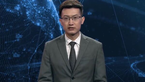 Hãng thông tấn Tân Hoa Xã đã giới thiệu công việc của robot - phát thanh viên truyền hình. - Sputnik Việt Nam