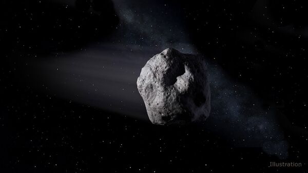 Художественное изображение околоземного астероида - Sputnik Việt Nam