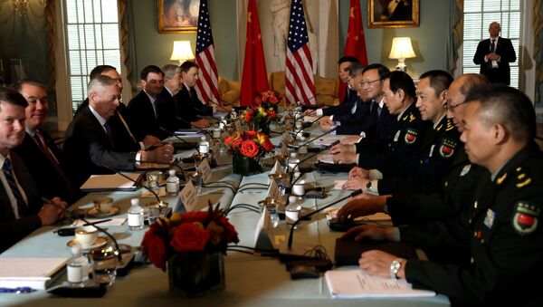 Cuộc gặp của những người đứng đầu cơ quan ngoại giao và quốc phòng của Hoa Kỳ và Trung Quốc - Sputnik Việt Nam