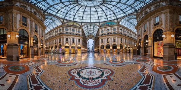 Bức ảnh Galleria Vittorio Emanuele Ii ở Milan của nhiếp ảnh gia Andrei Omelianchuk, lọt TOP-50 của hạng mục Môi trường Xây dựng, ảnh nghiệp dư, cuộc thi EPSON International Pano Awards 2018 - Sputnik Việt Nam