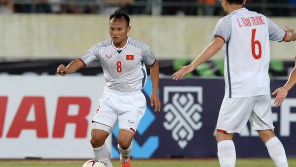 Trọng Hoàng là chủ nhân bàn thắng vào lưới Malaysia tại AFF Cup cách đây 2 năm - Sputnik Việt Nam