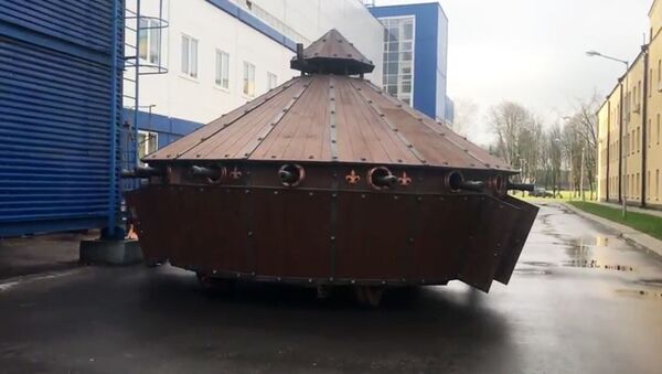 Belarus chế tạo chiếc xe tăng theo bản vẽ của danh họa Leonardo da Vinci - Sputnik Việt Nam