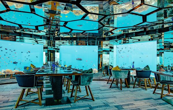 Nhà hàng dưới nước Anantara Kihavah, Maldives - Sputnik Việt Nam