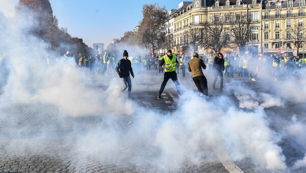 Сuộc biểu tình phản đối tại Paris - Sputnik Việt Nam