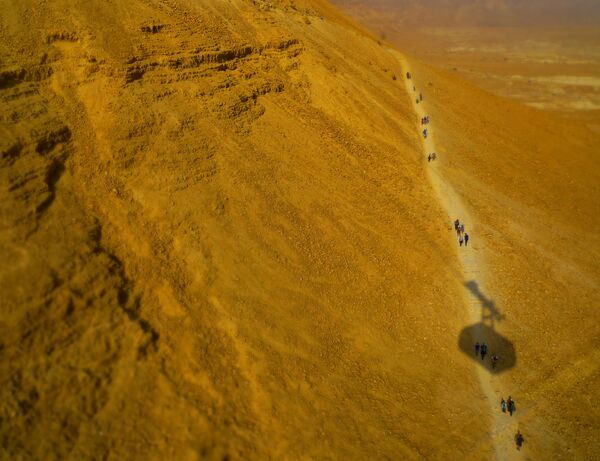 Cáp treo đến pháo đài Masada ở Israel - Sputnik Việt Nam