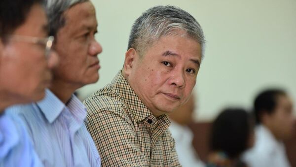 Bị cáo Đặng Thanh Bình tại phiên xét xử phúc thẩm sáng 5-12 - Sputnik Việt Nam