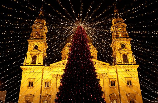 Cây thông Noel ở Budapest - Sputnik Việt Nam