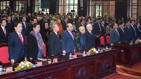 Các đại biểu tham dự buổi lễ - Sputnik Việt Nam
