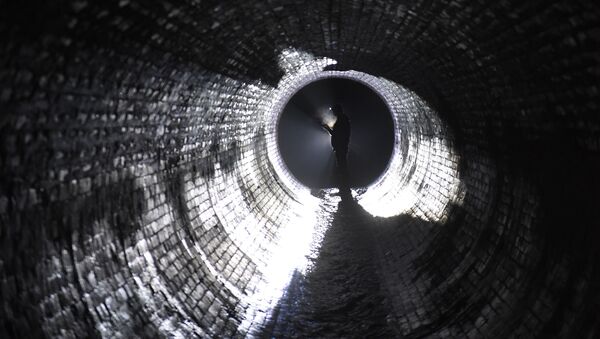 Quái vật béo khổng lồ trong đường ống nước thải ở một thành phố của Anh - Sputnik Việt Nam